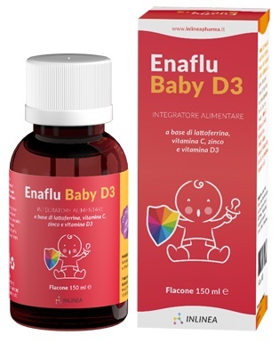ENAFLU BABY D3 SOLUZIONE ORALE 150 ML - goldeneffe.it