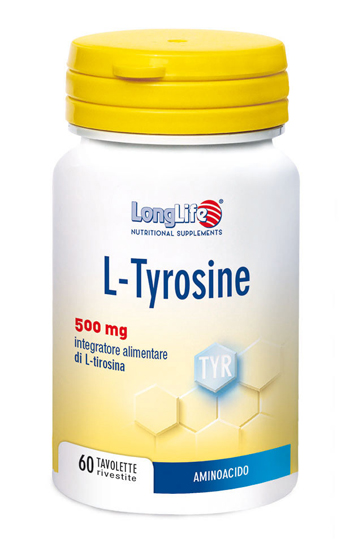 LONGLIFE L-TYROSINE 60 TAVOLETTE RIVESTITE DA 1,2 G - goldeneffe.it