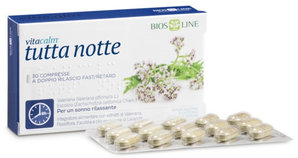 VITACALM TUTTA NOTTE FAST/RETARD 30 COMPRESSE - goldeneffe.it