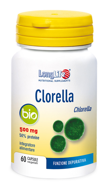 LONGLIFE CLORELLA BIO 60 CAPSULE VEGETALI - goldeneffe.it