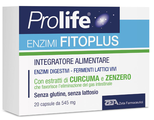 PROLIFE ENZIMI FITOPLUS 20 CAPSULE - goldeneffe.it