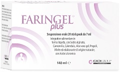FARINGEL PLUS 20 STICK PACK 7 ML - goldeneffe.it