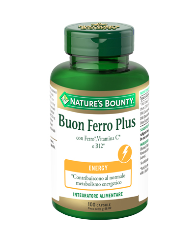 BUON FERRO PLUS 100 CAPSULE - goldeneffe.it