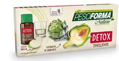 PESOFORMA NATURE DETOX SNELLENTE 6 FLACONCINI DA 10 ML - goldeneffe.it