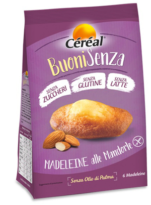 CEREAL BUONISENZA MADELEINE ALLE MANDORLE 180 G - goldeneffe.it