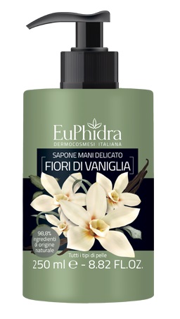 EUPHIDRA SAPONE LIQUIDO MANI VANIGLIA IN FLACONE CON ETICHETTA DISPENSER - goldeneffe.it