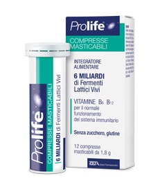 PROLIFE COMPRESSE MASTICABILI INTEGRATORE ALIMENTARE IN TUBETTO CON ASTUCCIO - goldeneffe.it