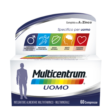 MULTICENTRUM UOMO 60 COMPRESSE - goldeneffe.it