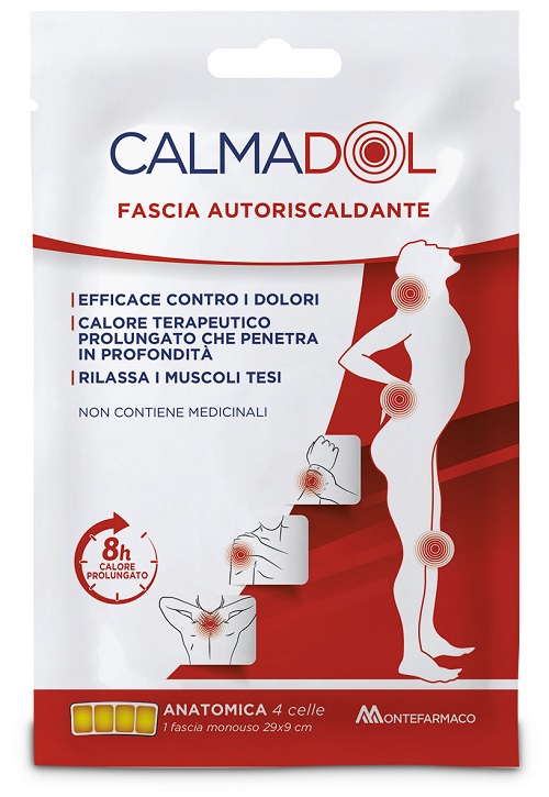 CALMADOL FASCIA AUTORISCALDANTE LOMBARE 1 PEZZO - goldeneffe.it