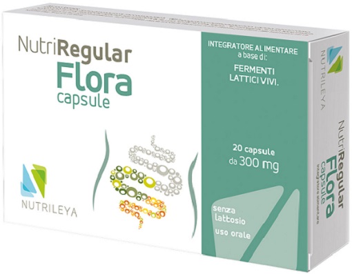 NUTRIREGULAR FLORA 20 CAPSULE - goldeneffe.it