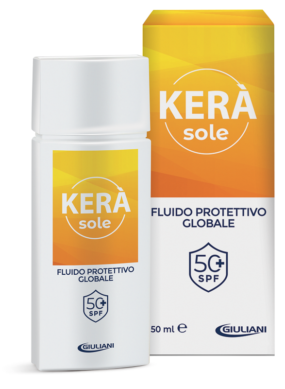 KERA' SOLE FLUIDO PROTETTIVO GLOBALE SPF 50+ 50 ML - goldeneffe.it