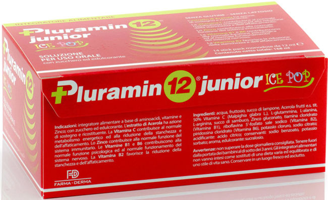 PLURAMIN12 JUNIOR 14 STICK PACK 12 ML - goldeneffe.it