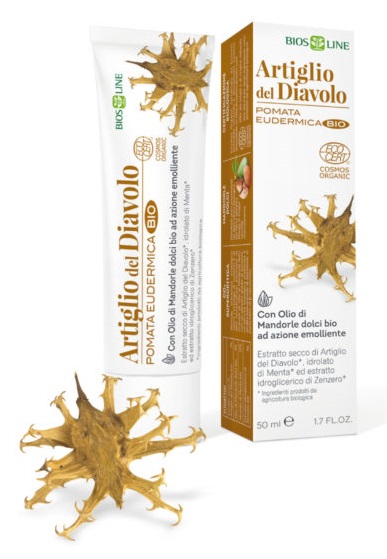 BIOSLINE ARTIGLIO DEL DIAVOLO POMATA EUDERMICA BIO CERT ECOCERT 50 ML - goldeneffe.it