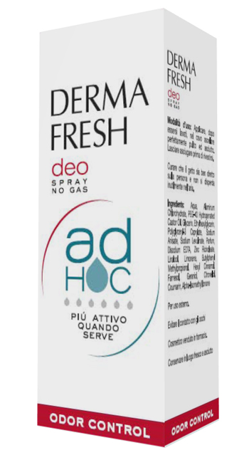 DERMAFRESH DEO SPRAY NO GAS AD HOC ODOR CONTROL DEODORANTE 100 ML - goldeneffe.it