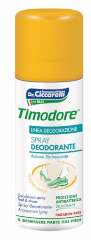 TIMODORE SPRAY DEODORANTE ALLO ZENZERO 150 ML - goldeneffe.it