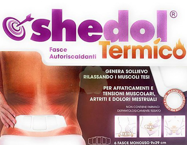 CEROTTO AUTORISCALDANTE SHEDOL TERMICO 6 PEZZI - goldeneffe.it