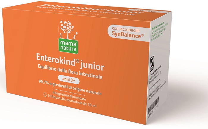 MAMA NATURA ENTEROKIND JUNIOR 10 FLACONCINI 10 ML - goldeneffe.it