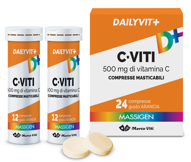 C VITI 500 MG 24 COMPRESSE MASTICABILI - goldeneffe.it
