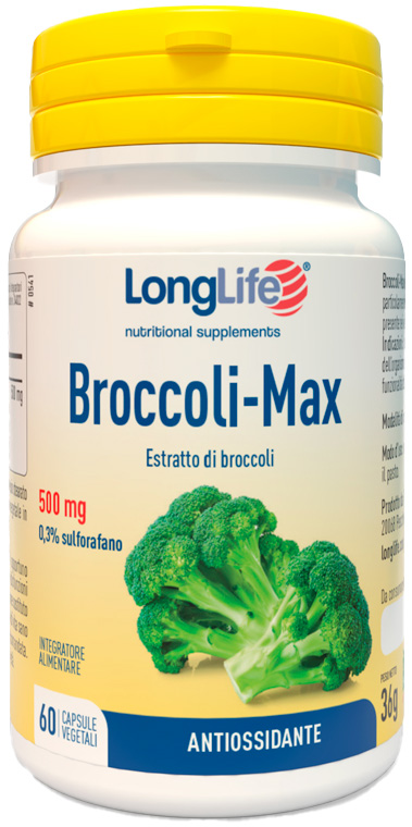 LONGLIFE BROCCOLI MAX 60 CAPSULE - goldeneffe.it