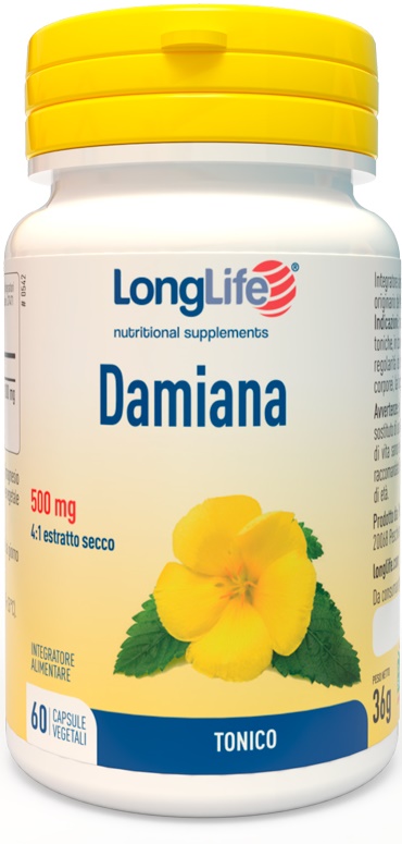 LONGLIFE DAMIANA 60 CAPSULE - goldeneffe.it