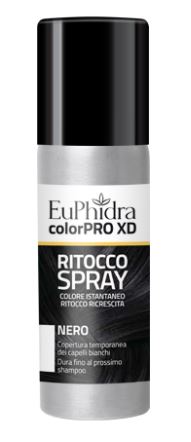 EUPHIDRA COLORPRO XD TINTURA RITOCCO SPRAY CAPELLI NERO 75 ML - goldeneffe.it