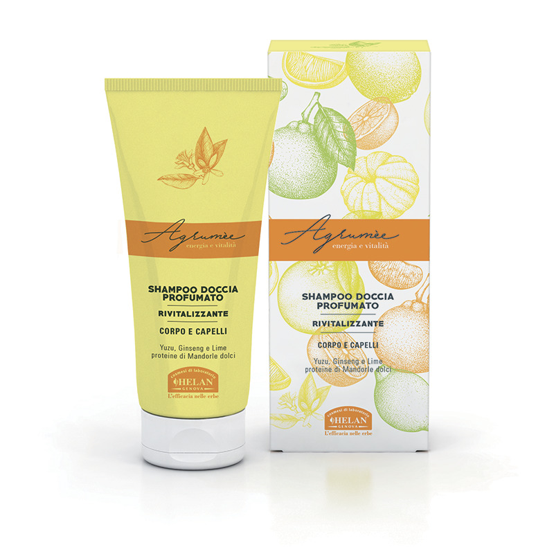 HELAN AGRUMEE SHAMPOO DOCCIA PROFUMATO RIVITALIZZANTE 200 ML - goldeneffe.it