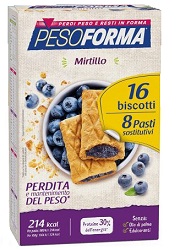 PESOFORMA BISCOTTI MIRTILLI 8 PASTI 16 BISCOTTI - goldeneffe.it