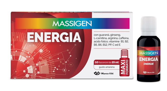 MASSIGEN ENERGIA 10 FLACONI DA 25 ML - goldeneffe.it