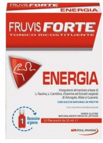 FRUVIS FORTE ENERGIA 10 FLACONCINI DA 10 ML - goldeneffe.it