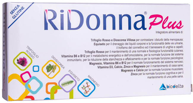 RIDONNA PLUS 30 COMPRESSE - goldeneffe.it
