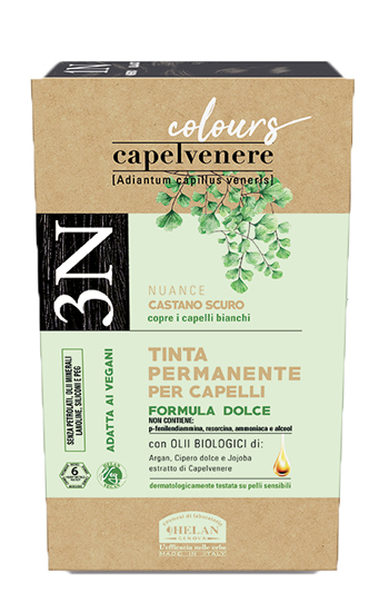 CAPELVENERE COLOURS TINTA CAPELLI 3N CASTANO SCURO - goldeneffe.it