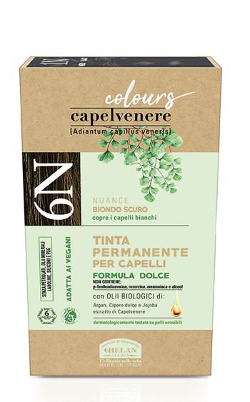CAPELVENERE COLOURS TINTA CAPELLI 6N BIONDO SCURO - goldeneffe.it