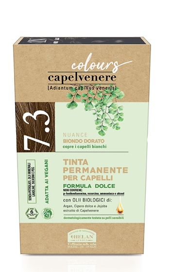 CAPELVENERE COLOURS TINTA CAPELLI 7,3N BIONDO DORATO - goldeneffe.it