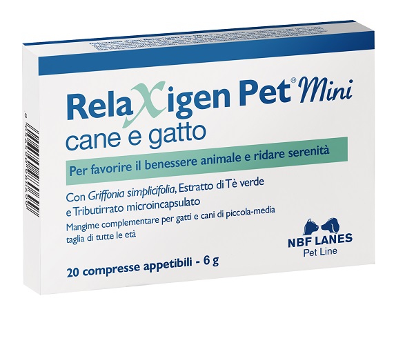 RELAXIGEN PET MINI BLISTER 20 COMPRESSE - goldeneffe.it