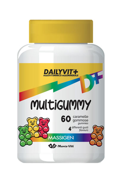 MASSIGEN MULTIGUMMY 60 CARAMELLE GOMMOSE - goldeneffe.it
