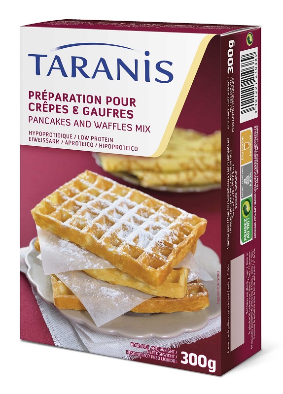 TARANIS PREPARATO PER CREPES E WAFFLES 300 G - goldeneffe.it