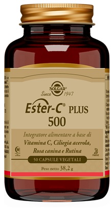 ESTER C PLUS 500 50 CAPSULE VEGETALI - goldeneffe.it