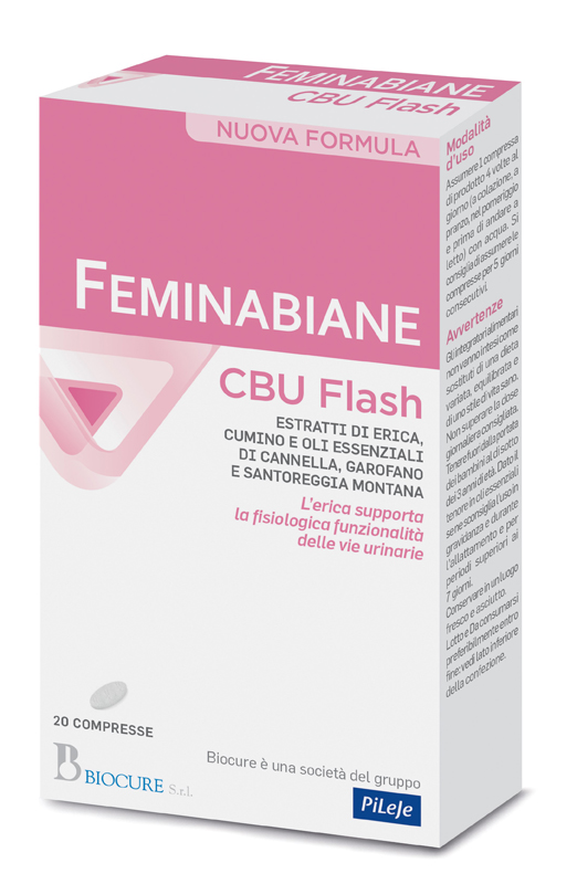 FEMINABIANE CBU FLASH 20 COMPRESSE NUOVA FORMULA - goldeneffe.it