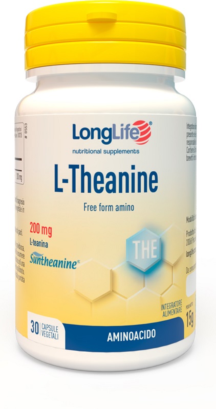 LONGLIFE L-THEANINE 30 CAPSULE - goldeneffe.it