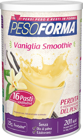 PESOFORMA VANIGLIA SMOOTHIE 436 G - goldeneffe.it
