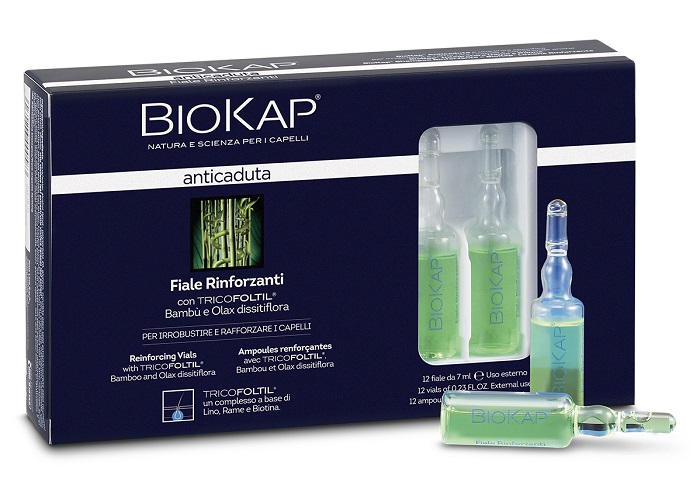 BIOKAP FIALE RINFORZANTI ANTICADUTA CON TRICOLTIL 12 PEZZI DA 7 ML NEW - goldeneffe.it