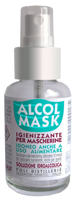 ALCOL MASK 50 ML IGIENIZZANTE MASCHERINE - goldeneffe.it