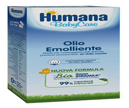 HUMANA BABY CARE OLIO EMOLLIENTE 250 ML - goldeneffe.it