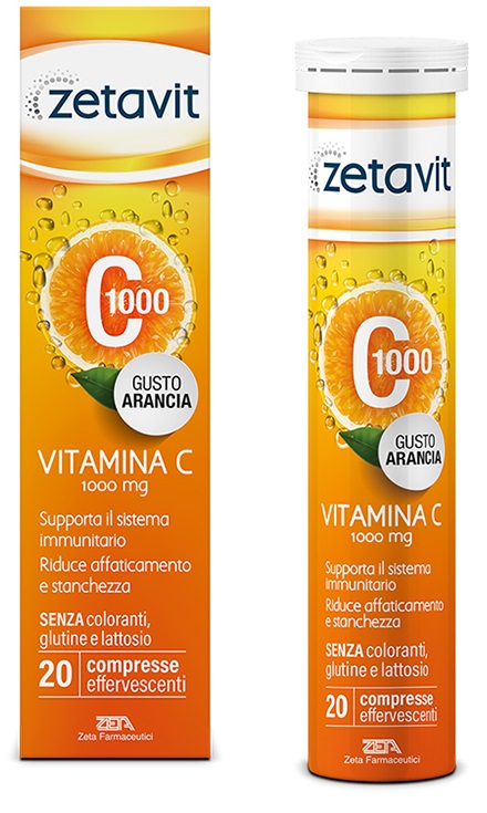 ZETAVIT C1000 20 COMPRESSE EFFERVESCENTI - goldeneffe.it
