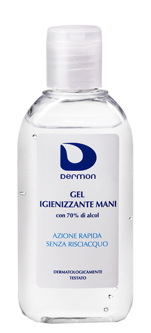 DERMON GEL IGIENIZZANTE MANI 100 ML 70% ALCOOL - goldeneffe.it