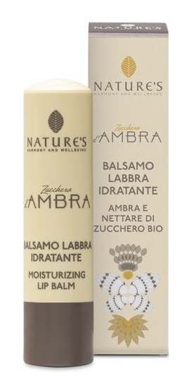NATURE'S ZUCCHERO AMBRA BALSAMO LABBRA EDIZIONE LIMITATA 5,7 ML - goldeneffe.it