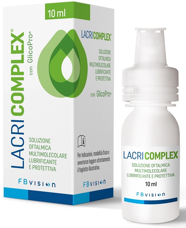 LACRICOMPLEX SOLUZIONE OFTALMICA MULTIMOLECOLARE LUBRIFICANTE PROTETTIVA 10 ML - goldeneffe.it
