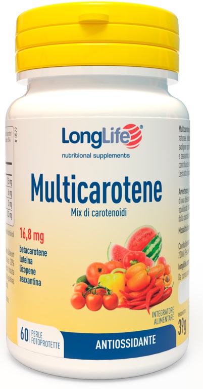 LONGLIFE MULTICAROTENE 60 PERLE - goldeneffe.it