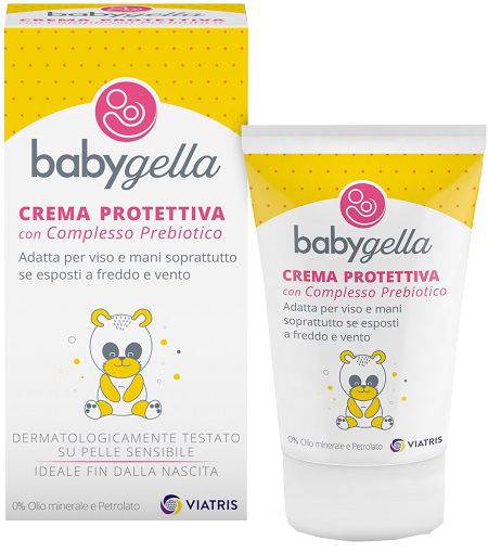 BABYGELLA PREBIOTIC CREMA PROTETTIVA VISO E MANI 50 ML - goldeneffe.it
