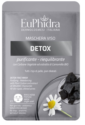 EUPHIDRA MASCHERA VISO DETOX 1 PEZZO - goldeneffe.it